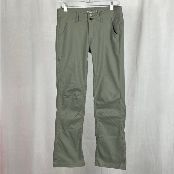 Prana Halle Pants in Green Jasper in Short Inseam. - Picture 2 of 12